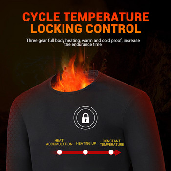 2022 Зимно отопляемо яке Мъже Жени Жилетка USB Електрическо отопление Облекло Къмпинг на открито Топло бельо Ски Отопляем костюм Поларено палто