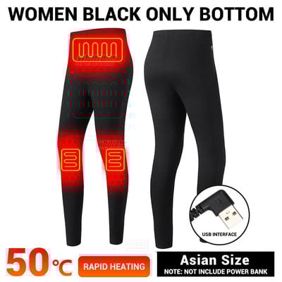 2022 Зимно отопляемо яке Мъже Жени Жилетка USB Електрическо отопление Облекло Къмпинг на открито Топло бельо Ски Отопляем костюм Поларено палто