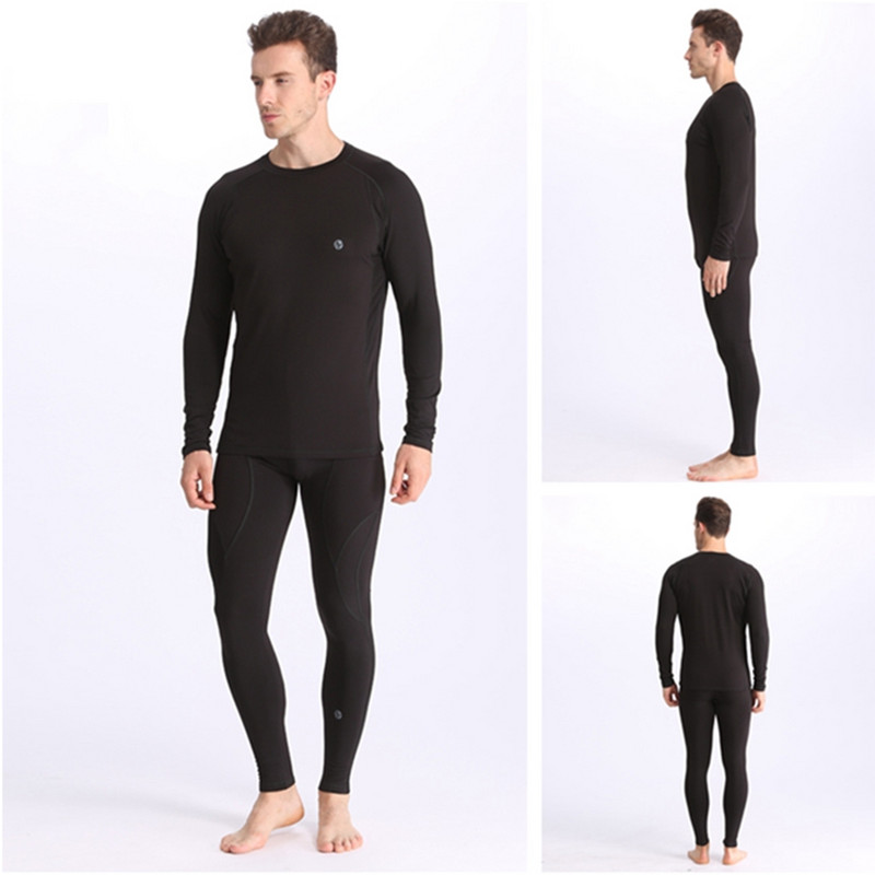 Σετ ανδρικών θερμικών εσωρούχων Σετ εσωρούχων για σκι Long Johns Ανδρικό μπουφάν και παντελόνι Quick Dry Ski για Σκι/Ιππασία/Αναρρίχηση/Ποδηλασία