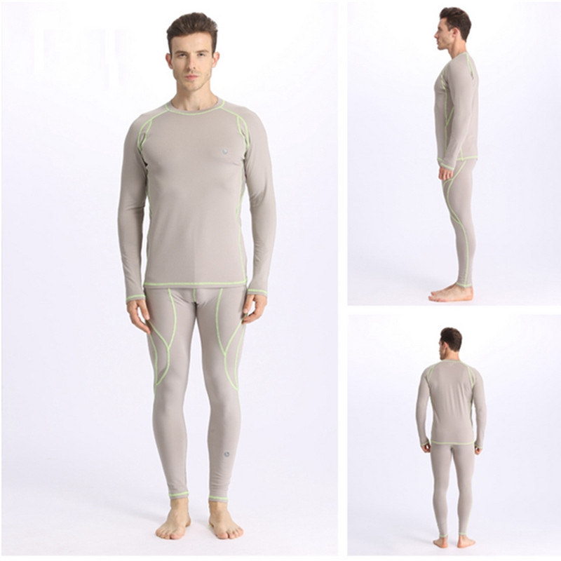 Σετ ανδρικών θερμικών εσωρούχων Σετ εσωρούχων για σκι Long Johns Ανδρικό μπουφάν και παντελόνι Quick Dry Ski για Σκι/Ιππασία/Αναρρίχηση/Ποδηλασία