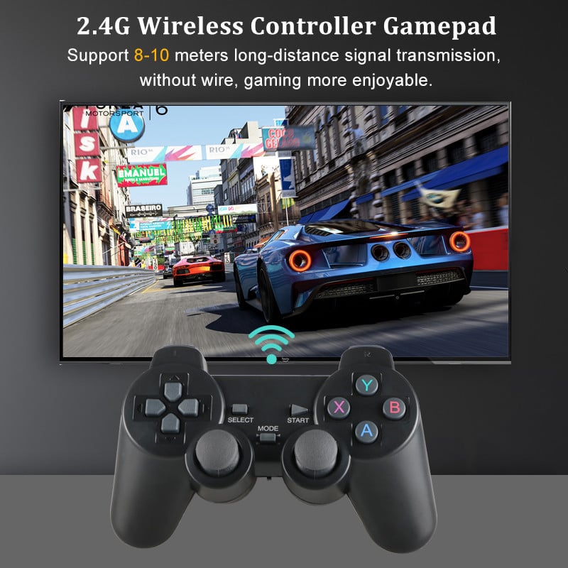 TSINGO 2.4Ghz Gamepad fără fir pentru PS3/PC/TV Box/Android Controller de joc pentru telefonul Android Joystick pentru Super Console X Pro