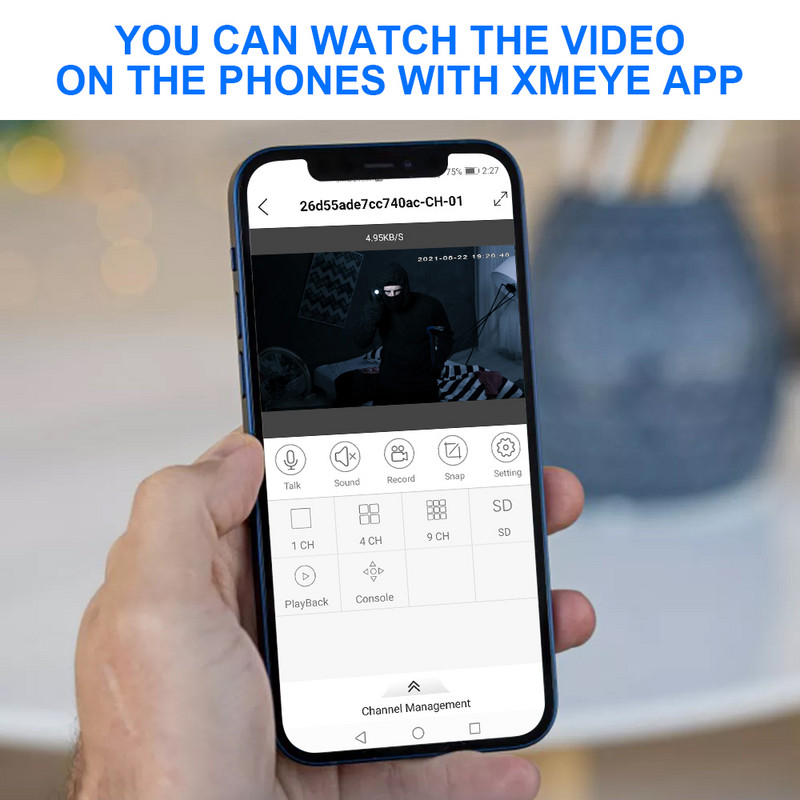 Hiseeu 5MP 3MP Audio IP Κάμερα επιτήρησης POE H.265 Εξωτερική Αδιάβροχη Κάμερα CCTV IP66 P2P Αρχική σελίδα βίντεο για POE NVR