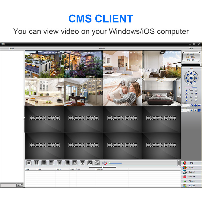 Hiseeu 5MP 3MP Audio IP Κάμερα επιτήρησης POE H.265 Εξωτερική Αδιάβροχη Κάμερα CCTV IP66 P2P Αρχική σελίδα βίντεο για POE NVR