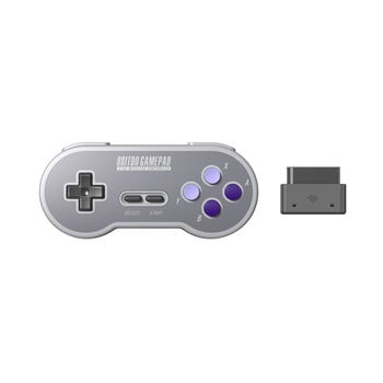 8BitDo SN30 2.4G безжичен геймпад за оригинален SNES/SFC (SN/SF/Transparent Edition) - Super NES