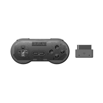 8BitDo SN30 2.4G belaidis žaidimų pultelis, skirtas originaliam SNES/SFC (SN/SF/Transparent Edition) – Super NES