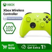 Microsoft Xbox Core bežični kontroler Carbon Electric Volt White Black za Xbox Series X Xbox Series S Xbox One kontroler