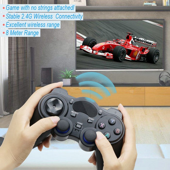 Παιχνίδι χειριστηρίου 2,4 G Android Wireless Joystick Joypad με μετατροπέα OTG για PS3/Smart Phone για Tablet PC Smart TV Box