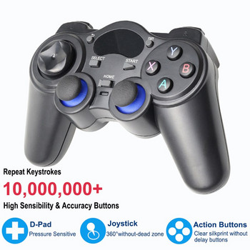 Παιχνίδι χειριστηρίου 2,4 G Android Wireless Joystick Joypad με μετατροπέα OTG για PS3/Smart Phone για Tablet PC Smart TV Box