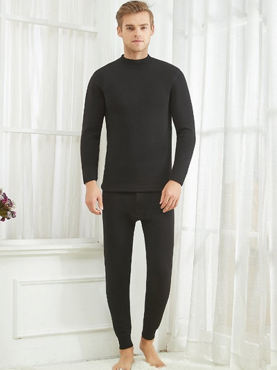 2023 New Arrival Θερμικά Εσώρουχα Χειμερινού Σκι για Ανδρικά Γυναικεία Plus Velvet Ρούχα Πιτζάμες Σετ δύο τεμαχίων