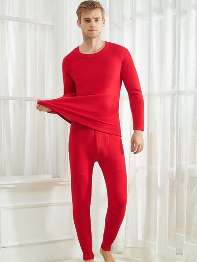 2023 New Arrival Θερμικά Εσώρουχα Χειμερινού Σκι για Ανδρικά Γυναικεία Plus Velvet Ρούχα Πιτζάμες Σετ δύο τεμαχίων