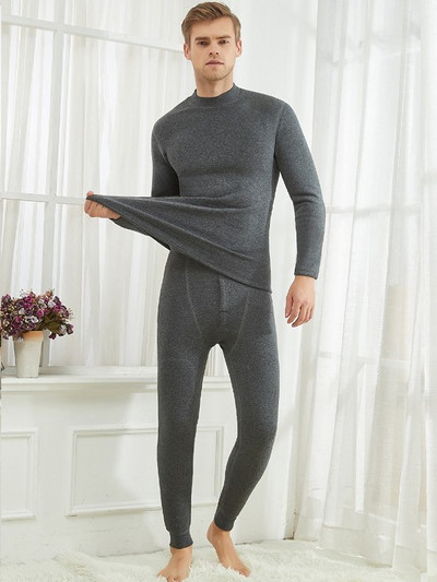 2023 New Arrival Θερμικά Εσώρουχα Χειμερινού Σκι για Ανδρικά Γυναικεία Plus Velvet Ρούχα Πιτζάμες Σετ δύο τεμαχίων