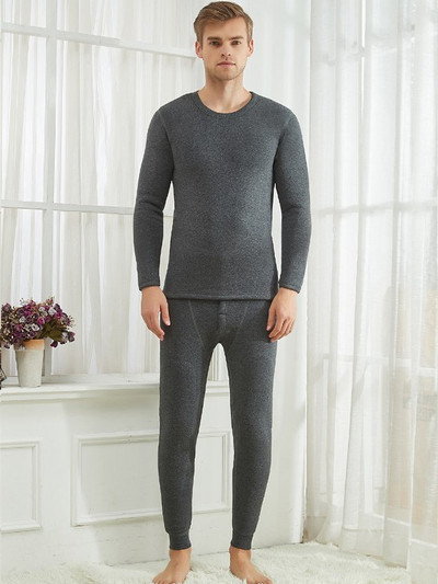 2023 New Arrival Θερμικά Εσώρουχα Χειμερινού Σκι για Ανδρικά Γυναικεία Plus Velvet Ρούχα Πιτζάμες Σετ δύο τεμαχίων