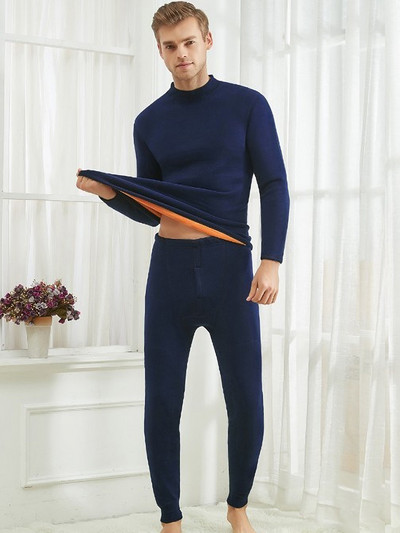 2023 New Arrival Θερμικά Εσώρουχα Χειμερινού Σκι για Ανδρικά Γυναικεία Plus Velvet Ρούχα Πιτζάμες Σετ δύο τεμαχίων