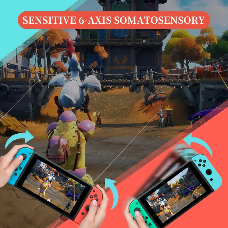 Bežični gamepad kompatibilan s Nintendo Switch Oled konzolom Podržava Bluetooth kontroler za Nintendo Switch Lijeva i desna ručka