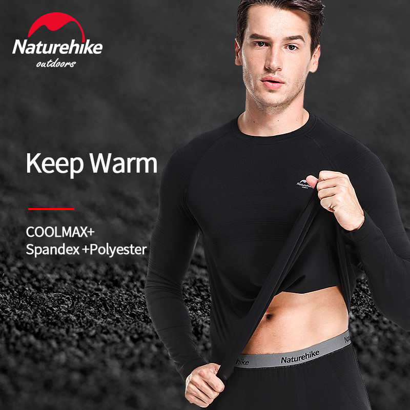 Naturehike Warm Coolmax apatiniai kelnaitės Rudens ir Žiemos Greitai džiūstantys terminiai sportiniai apatiniai Unisex Drėgmę Sugeriantys Dviračiai