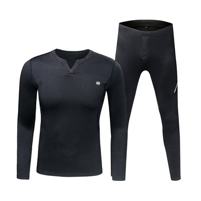 TWTOPSE Σετ εσωρούχων για σκι για σκι Fleece Ζεστή αθλητική φόρμα συμπίεσης Quick Dry Αντι-ιδρώτα Βάση Ρούχα 2019