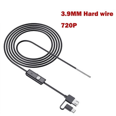 ENWOR 1080P USB endoskopická kamera 3 v 1 Android/Type-C/PC inšpekčná endoskopická kamera 8 mm IP67 vodotesná 6 LED diód pre Android PC