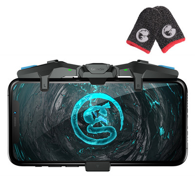 GameSir F4 Falcon PUBG Mobile Gaming Controller Call of Duty Геймпад Джойстик за Apple iPhone Android Phone Тригери Бутон