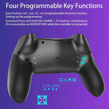 Геймпад за клетъчен контролер за телефон за компютър с Android PS Playstation 4 PS4 Bluetooth управление Мобилен геймпад Джойстик за игри на мобилен телефон