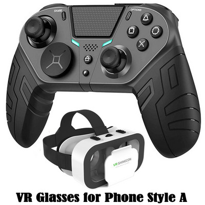 Mobiliojo valdiklio telefono žaidimų pultelis, skirtas „Android“ kompiuteriui PS Playstation 4 PS4 „Bluetooth“ valdymo mobilusis žaidimų pultelis Mobiliųjų telefonų žaidimų vairasvirtė