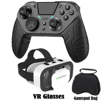 Mobiliojo valdiklio telefono žaidimų pultelis, skirtas „Android“ kompiuteriui PS Playstation 4 PS4 „Bluetooth“ valdymo mobilusis žaidimų pultelis Mobiliųjų telefonų žaidimų vairasvirtė