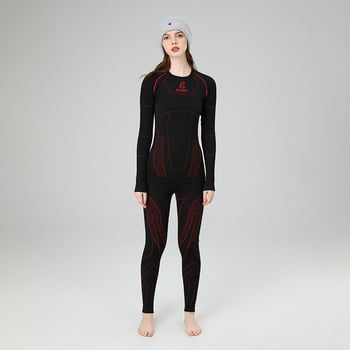 Winter Snow Sports Quick Drying Long Johns Outdoor Ανδρικές και Γυναικείες Ιππασία Σκι Snowboard Σετ εσώρουχα παντελόνια