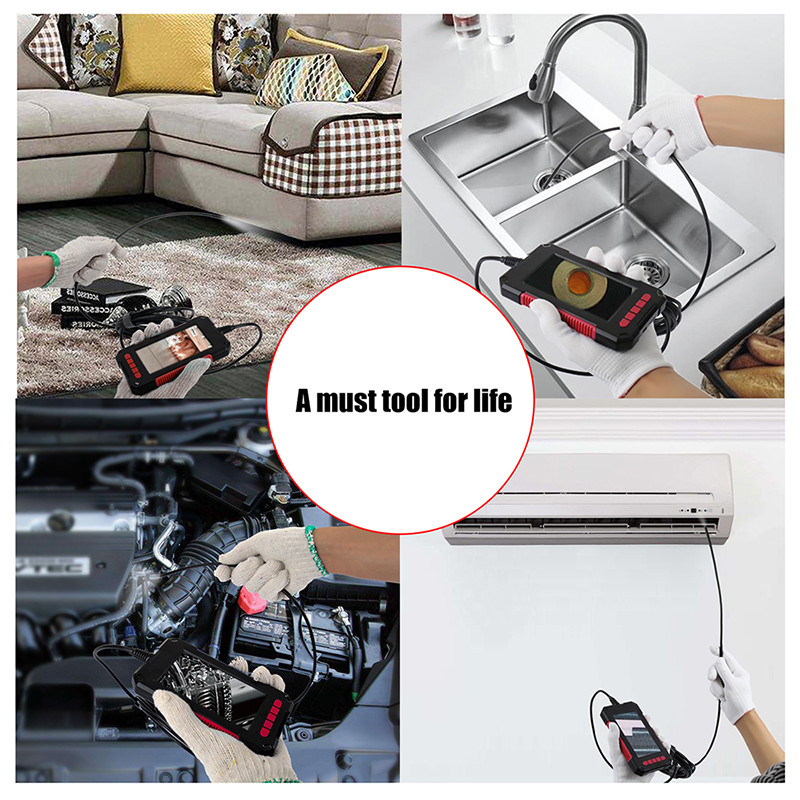 Ühe kahe objektiiviga tööstusliku endoskoobiga kaamera