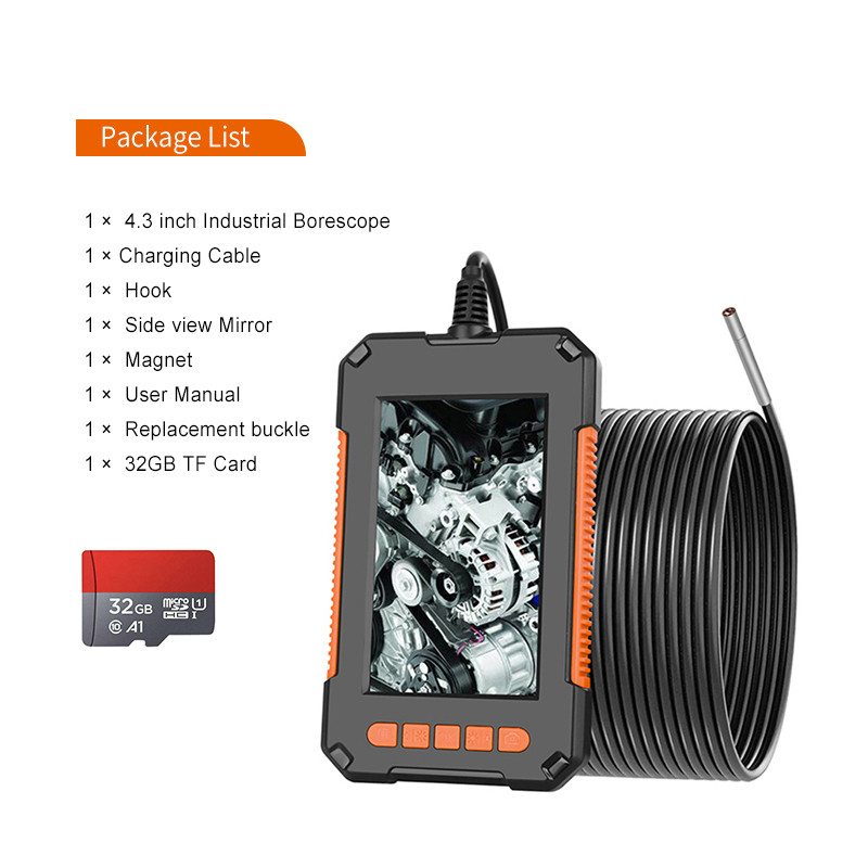 Ühe kahe objektiiviga tööstusliku endoskoobiga kaamera