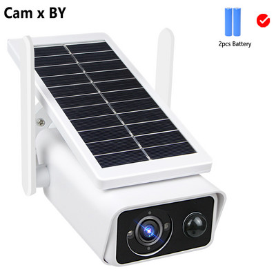 Κάμερα 3 MP HD WiFi Υπαίθριος ηλιακός πίνακας Ασύρματη κάμερα ασφαλείας με μπαταρία PIR Motion IP66 Κάμερα παρακολούθησης CCTV iCSee
