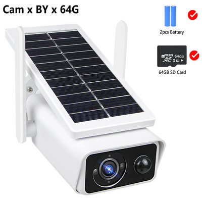 Κάμερα 3 MP HD WiFi Υπαίθριος ηλιακός πίνακας Ασύρματη κάμερα ασφαλείας με μπαταρία PIR Motion IP66 Κάμερα παρακολούθησης CCTV iCSee