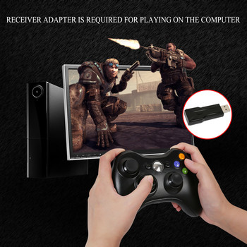 Powtree 2.4GH Gamepad Joystick για ασύρματο χειριστήριο παιχνιδιών XBOX 360 για Xbox 360 Joypad για Microsoft PC Windows 7, 8, 10