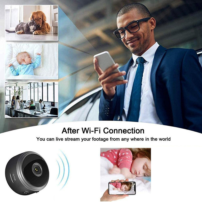 A9 Mini HD IP kamera 2.4G Wifi APP Renote Monitoring Smart Home Security Baby Monitor Support Up 64G SD Card