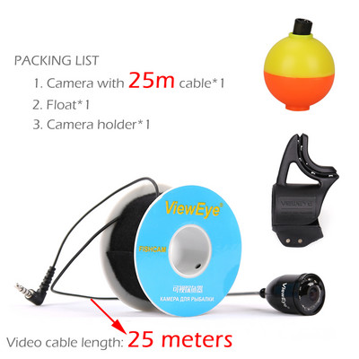 Dodaci za jednu kameru za podvodni ribolov VIEWEYE 15 m/ 25 m samo za model VIEWEYE VET, ostali artikli nisu dostupni.