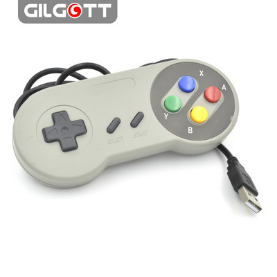 1kom Žičani Super USB kontroler Gamepad Joysticks Classic Joypad za Nintendo SNES igre Windows PC MAC Računalo