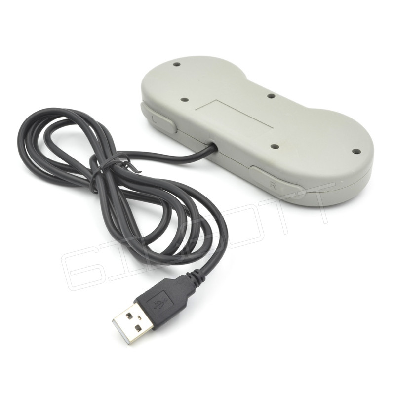 1 vnt laidinis Super USB valdiklis Gamepad vairasvirtės Classic Joypad, skirtas Nintendo SNES žaidimams Windows PC MAC kompiuteris