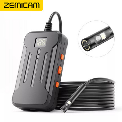 Κάμερα διπλού φακού WIFI Endoscope HD1080P 2.0MP 8MM 5.5MM 3.9MM άκαμπτο καλώδιο LED IP68 Αδιάβροχο borescope για Android Iphone F300