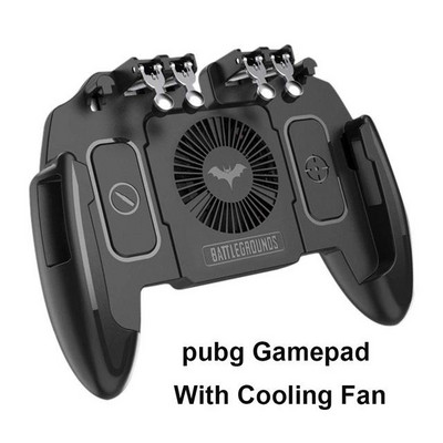 M11 Six Finger PUBG Game Controller Gamepad Trigger Shooting Free Fire Ventilator za hlađenje Gamepad Joystick za IOS Android mobilni telefon