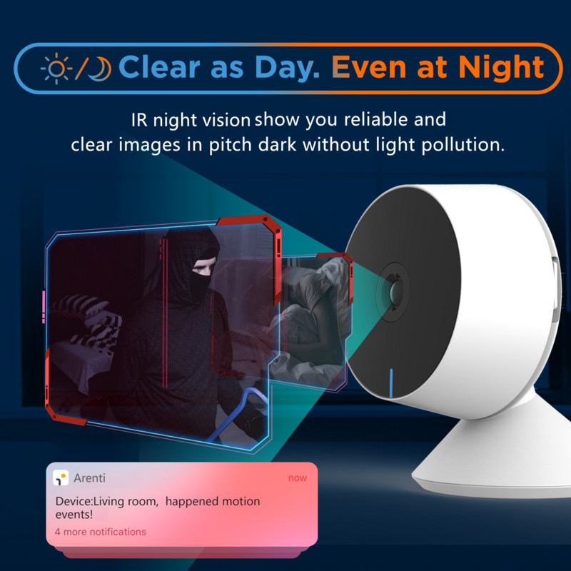 Laxihub bērnu kamera iekštelpu drošības kamera Wi-Fi novērošanas kamera mazuļa monitors Mini IP kamera drošības aizsardzība 2MP 3MP 2K