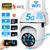 IP kamera 2.4G+5G belaidė WiFi dviejų juostų kamera HD naktinio matymo saugos stebėjimo judesio aptikimo funkcija VI365