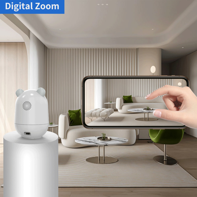 1080P HD IP kamera 2MP 5MP stebėjimo kameros WiFi kamera Vidinė CCTV kamera automatinio sekimo kūdikio apsaugos monitoriaus apsaugos kameros