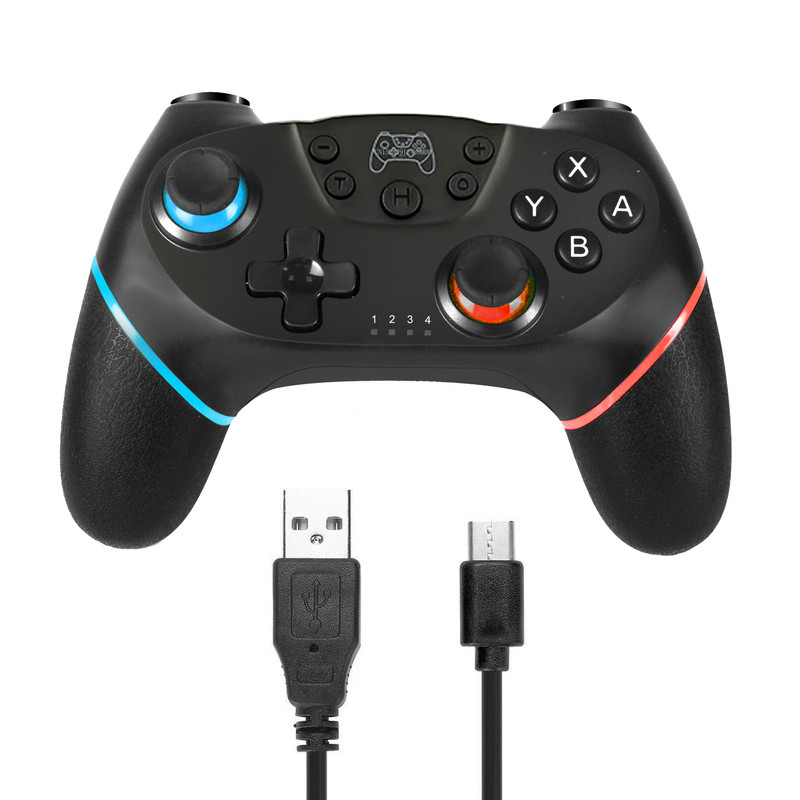 Συμβατό με Bluetooth Pro Gamepad για N-Switch NS-Switch NS Switch Κονσόλα Ασύρματο Gamepad βιντεοπαιχνιδιού USB Joystick Control