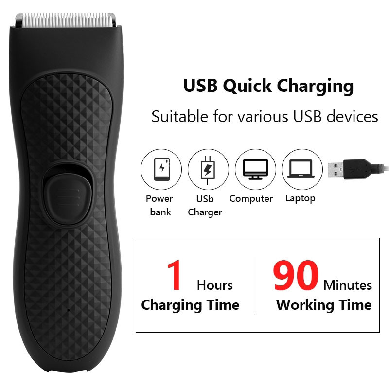 Vyriška elektrinė kirkšnių plaukų kirpimo mašinėlė gaktos plaukų kirpimo mašinėlė kūno priežiūros kirpimo mašinėlė vyrams bikinio epiliatorius įkraunamas skustuvas