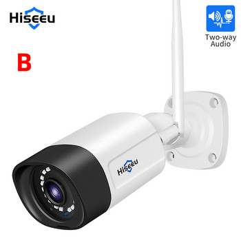 Hiseeu 1536P Ασύρματη κάμερα IP 3,6 mm Αδιάβροχη κάμερα WiFi με φακό για Κιτ συστήματος ασύρματου CCTV Hiseeu IP Pro Προβολή εφαρμογής