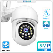 5MP Wifi IP kamere Vanjski 1080P nadzor PTZ kamera Sigurnosna zaštita CCTV Automatsko praćenje Noćni vid Dvosmjerni audio Yoosee