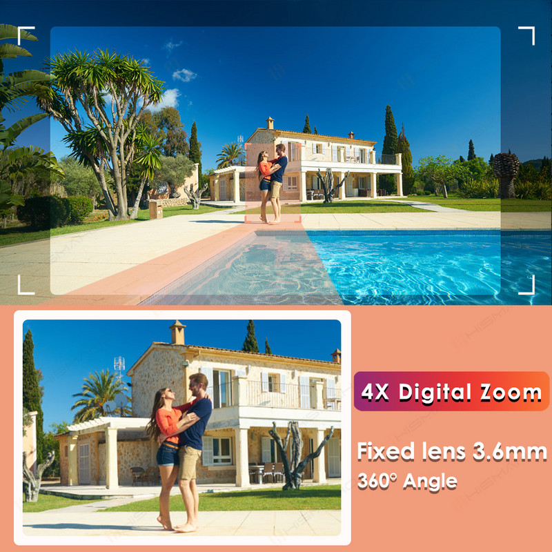 5MP Wifi IP kamere Vanjski 1080P nadzor PTZ kamera Sigurnosna zaštita CCTV Automatsko praćenje Noćni vid Dvosmjerni audio Yoosee