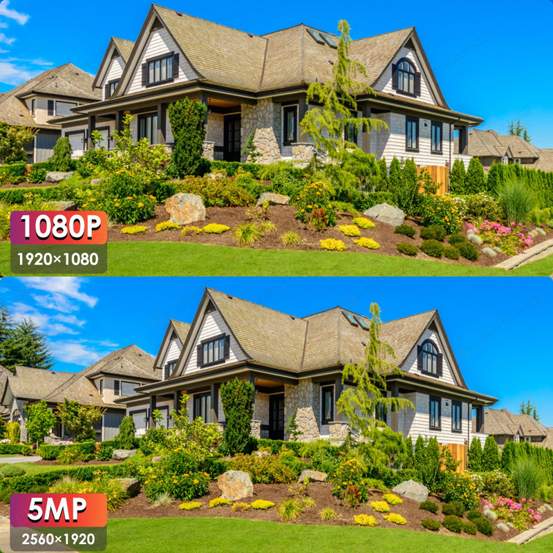 5MP Wifi IP kamere Vanjski 1080P nadzor PTZ kamera Sigurnosna zaštita CCTV Automatsko praćenje Noćni vid Dvosmjerni audio Yoosee