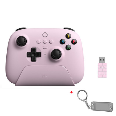 Controler de jocuri 8BitDo Ultimate wireless 2.4G cu stație de încărcare Adaptor 2.4g pentru PC Windows 10 11 Steam Android Raspberry Pi