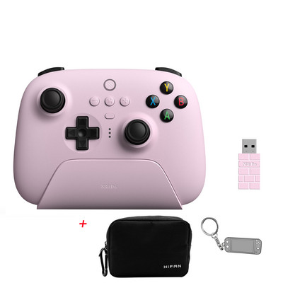 Controler de jocuri 8BitDo Ultimate wireless 2.4G cu stație de încărcare Adaptor 2.4g pentru PC Windows 10 11 Steam Android Raspberry Pi