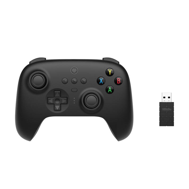 Controler de jocuri 8BitDo Ultimate wireless 2.4G cu stație de încărcare Adaptor 2.4g pentru PC Windows 10 11 Steam Android Raspberry Pi