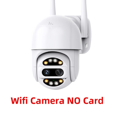 Κάμερα PTZ διπλού φακού 8MP 8X ZOOM WiFi AI Human Detection H.265 ICsee Outdoor Home Security Video Surveillance Κάμερα IP 4K